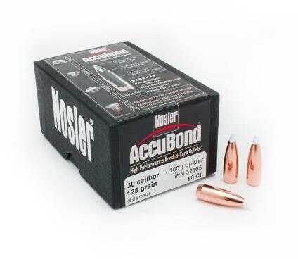 Nosler 52165 Accubond 30 Caliber 125 Grains 50 Per Box